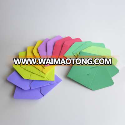 Colorful envelope packaging for wedding