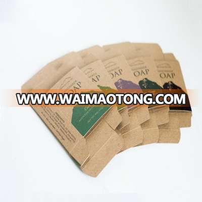 Custom printed kraft paper package box soap box