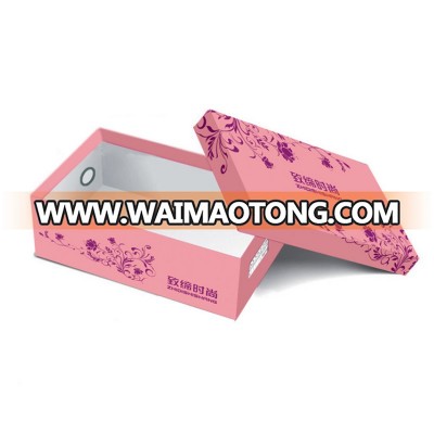 Custom design wholesale cardboard shoe box