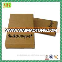 Custom Printed Packaging Gift Boxes Brown Kraft Fodable Paper Box